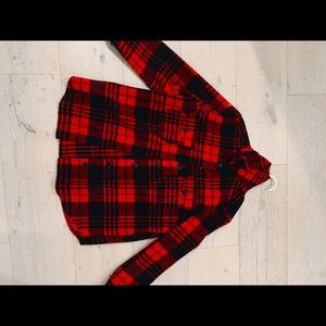 Red plaid *thick* jacket